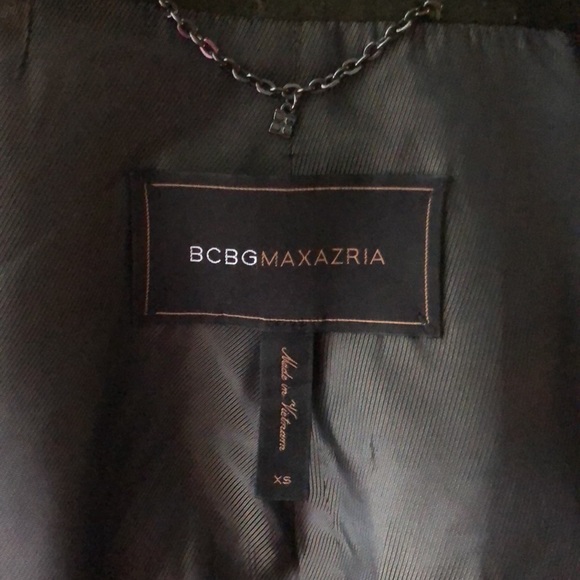 BCBG Maxazria Wool Cashmere Military Style Jacket - Picture 8 of 12